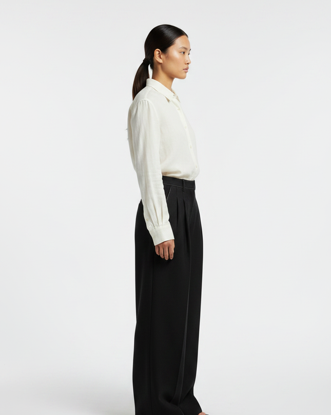 The Tailored Trouser, Wide — Side
