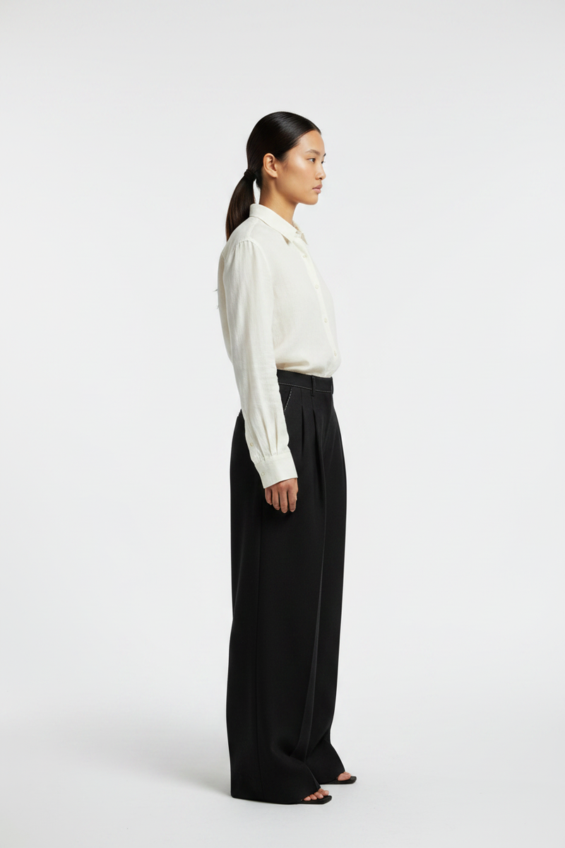 The Tailored Trouser, Wide — Side