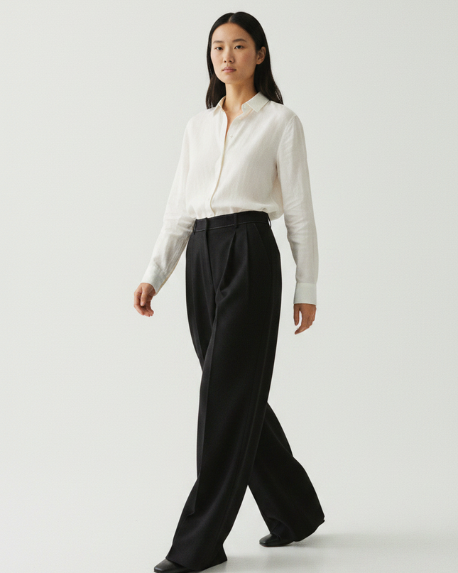 The Tailored Trouser, Wide — Walking