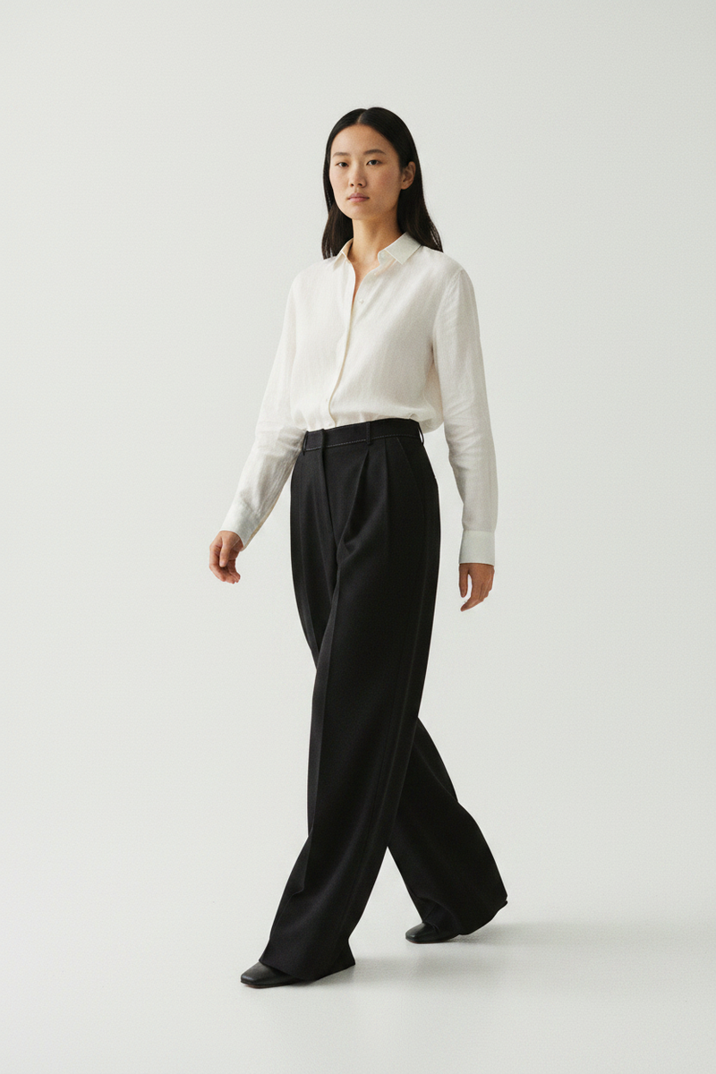 The Tailored Trouser, Wide — Walking