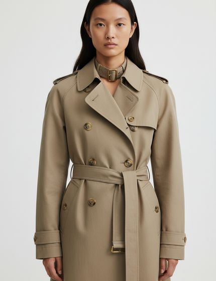 The Trench — Frame 5: Cropped Fabric Detail