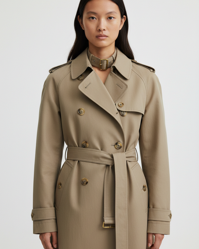 The Trench — Frame 5: Cropped Fabric Detail