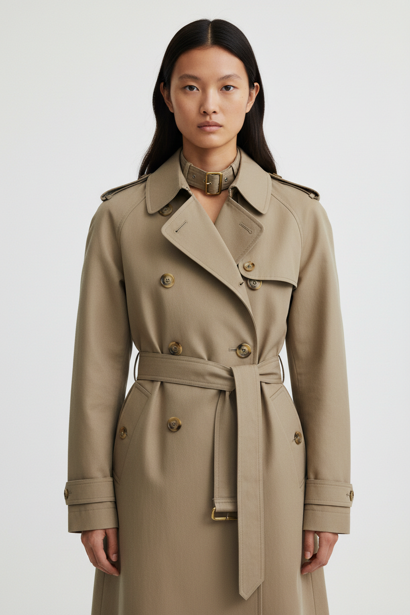 The Trench — Frame 5: Cropped Fabric Detail