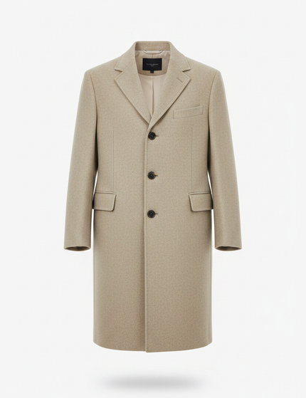 The Wool Coat – Stone Packshot