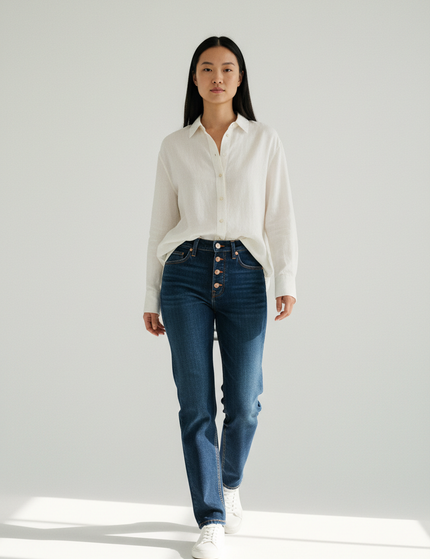 Walking Motion — The Straight-Leg Jean, Indigo